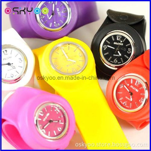 Fashion and Personalized Silicone Slap Watch Bracelet (P6700)